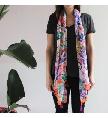 Frida Kahlo Fruit Scarf