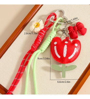 Charm γυναικείας τσάντας Flower Knot