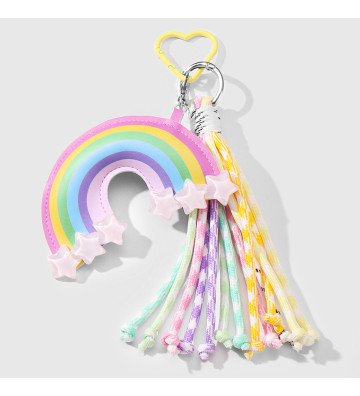 Leather Rainbow Women's Bag Charms