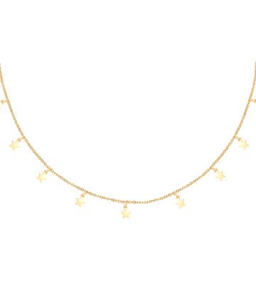 Necklace "floating stars"
