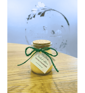 Κερί Σόγιας σε βάζο 90ml με Χριστουγεννιάτικο άρωμα για μία όμορφη ατμόσφαιρα στο χώρο σας!