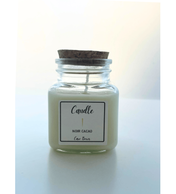 Soy candle Cacao Noir in a jar Valentine Edition 90ml