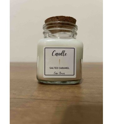 Κερί Σόγιας 90ml με υπέροχο άρωμα Αλατισμένης Καραμέλας για μία όμορφη ατμόσφαιρα στο χώρο σας!